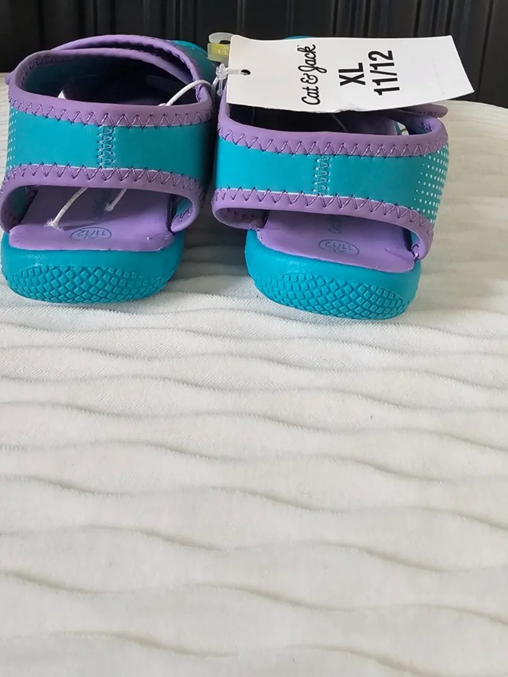 Cat & Jack Toddler Turquoise/Purple Water Sandals Size Toddler XL 11/12